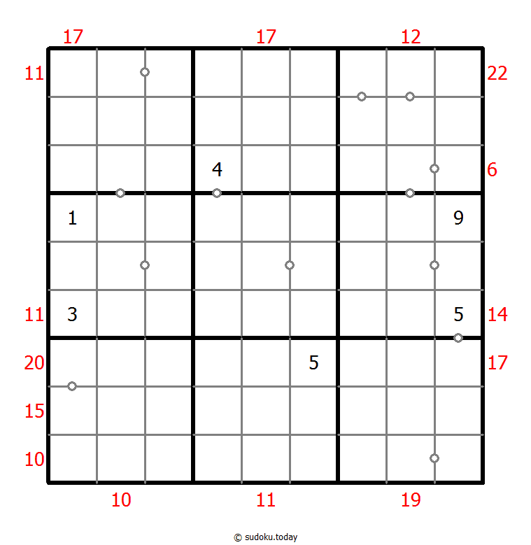 Hybrid Sudoku ( Consecutive Pairs + Sum Frame )