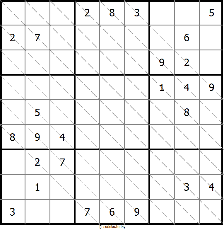 Multi Diagonal Sudoku