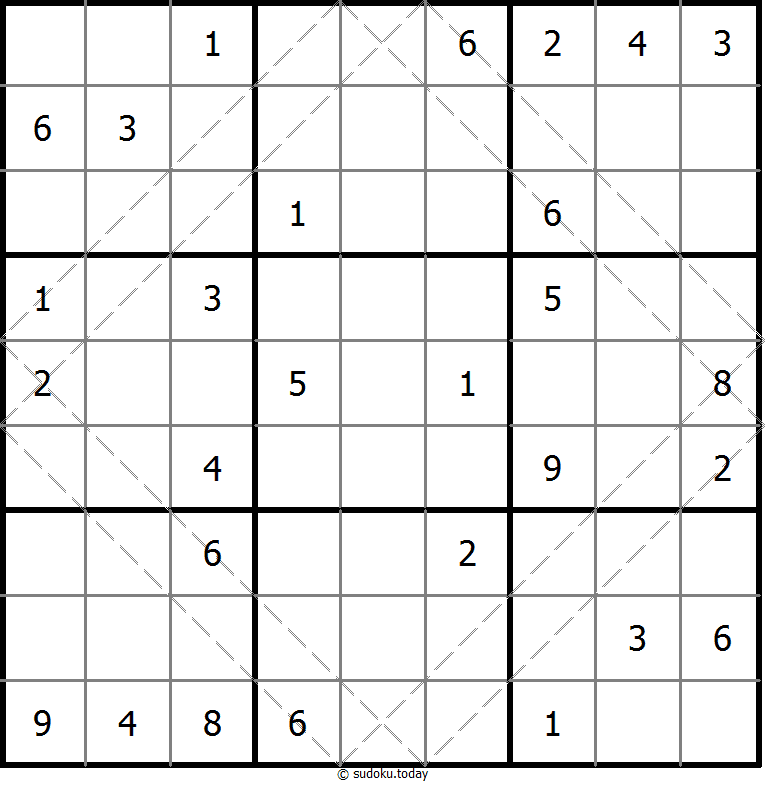 Multi Diagonal Sudoku